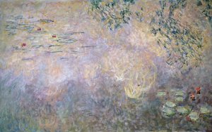 1910年の下部のスイレンの詳細 作： Claude Monet